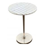 Marble Top Accent Table 22.5 x 15