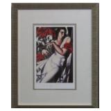 Portrait of Ira Print by Tamara De Lempicka