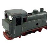 Vtg Clockwork Tin Plate Toy Locomotive