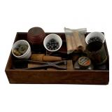 Antique Gun Dies in Wood Box