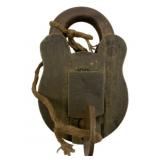 Lowe & Fletcher Ltd 1939 Padlock w/Key 3'x2'