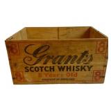 Grant's Scotch Whiskey Wood Crate 9'x12'x17'