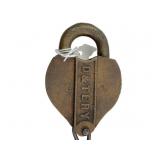 Detery Padlock w/Key 4'x2.5'