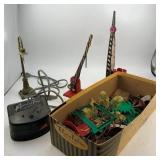 Group Lot of Train Display Accessories