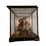 Asian Doll in Glass Display 14'x12'x10'