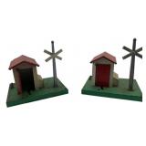 2 Lionel Post War Automatic Gateman Accessori