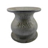 Norfolk & Western Railway Aluminum Spittoon