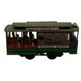 Tin Litho Municipal Railway Trolley Car Toy