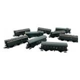 Group Lot of 9 Marklin Train Cars 2'x2'x6'