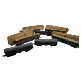 Group Lot of 7 Marklin Train Cars 2'x2'x9'