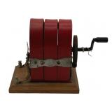 Antique Hand Crank Generator 4.25'x4'x10'