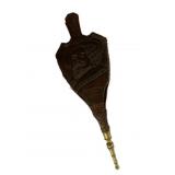 Wood, Leather & Brass Fireplace Bellows
