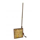 Needlepoint Tapestry Fire Screen w/ Stand