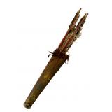 Native American Style Quiver w/ Arrows 29.5'