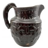 Glazed Terracotta Figural Pulque Pitcher