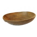 Large Antique Wooden Dough Bowl 7'x25'x22'