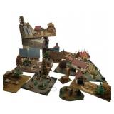 Group Lot Model Train Display Houses