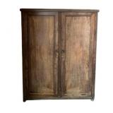 2 Door Wood Wardrobe 58'x43'x23'