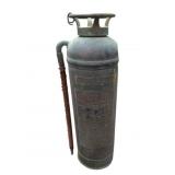 Vtg First Aid Metal Fire Extinguisher 24'