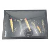 Shadowbox w/ 6 Fishing Lures 2'x12'x8.5'