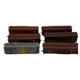 Large Lot HO Scale Train Cars 2.5'x7'x2'