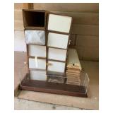 Group Lot of 10 Display Cases for Trains