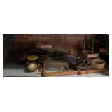 Shelf Lot of Vtg Tools & Misc Collectibles
