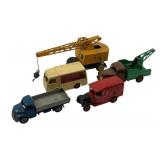 5pc Dinky Die-Cast Toy Trucks & Corgi Car 3'