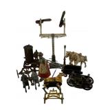 Lot Antique Cast Iron & Tin Toys