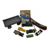 Antique Toy Vehicles, Canoe & Meccano