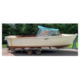 Vintage Wooden Lapstrake Boat