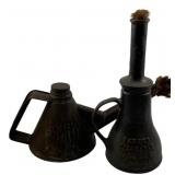 2pc Antique Railroad Oilers 10'