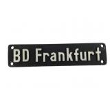 B.O. Frankfurt Cast Iron Sign 10'x2.5'