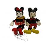 Mickey & Minnie Mouse Marionette Set