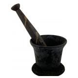 Cast Iron Mortar & Pestle 9'x5'