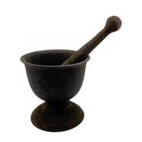Cast Iron Mortar & Pestle 8'x5'