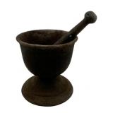 Cast Iron Mortar & Pestle 8'x5.5'