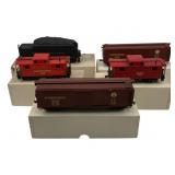 5pc Lot HO Scale Train Cars w/ Boxes