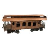Vintage Lionel Copper Finish Passenger Car