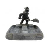 Cast Iron Iron Firemen Ashtray Rehberger