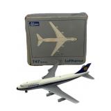 Schuco Lufthansa Boeing 747 Plane w/ Box