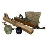 Lot of Antique Tools and Decorative Items