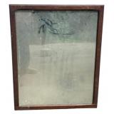 Ant. Wood Framed Mirror 32'x26'