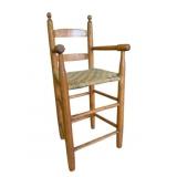 Child's Ladderback High Chair w/ Woven Seat