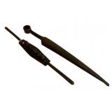 2pc Lot Antique Tools 29'