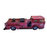 Vtg Buddy L Texaco Fire Chief Pressed Steel