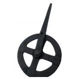 Ant. Cast Iron Wheelwrights Traveler