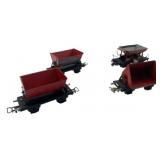 Marklin Dump Cars (4) 2'x2'x4'