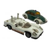 Schuco Group of 2 Wind Up Cars 4'x2'