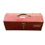 Metal Toolbox w/ Contents - 15 x 20 x 8